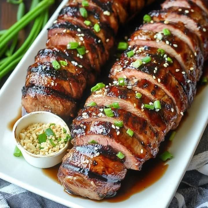 Teriyaki Grilled Pork Tenderloin