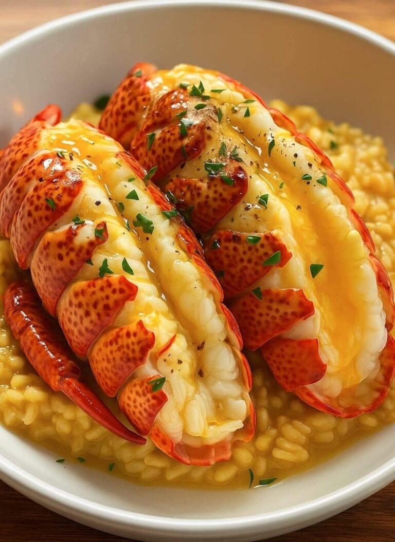 Tremendous Lemon Butter Lobster Risotto