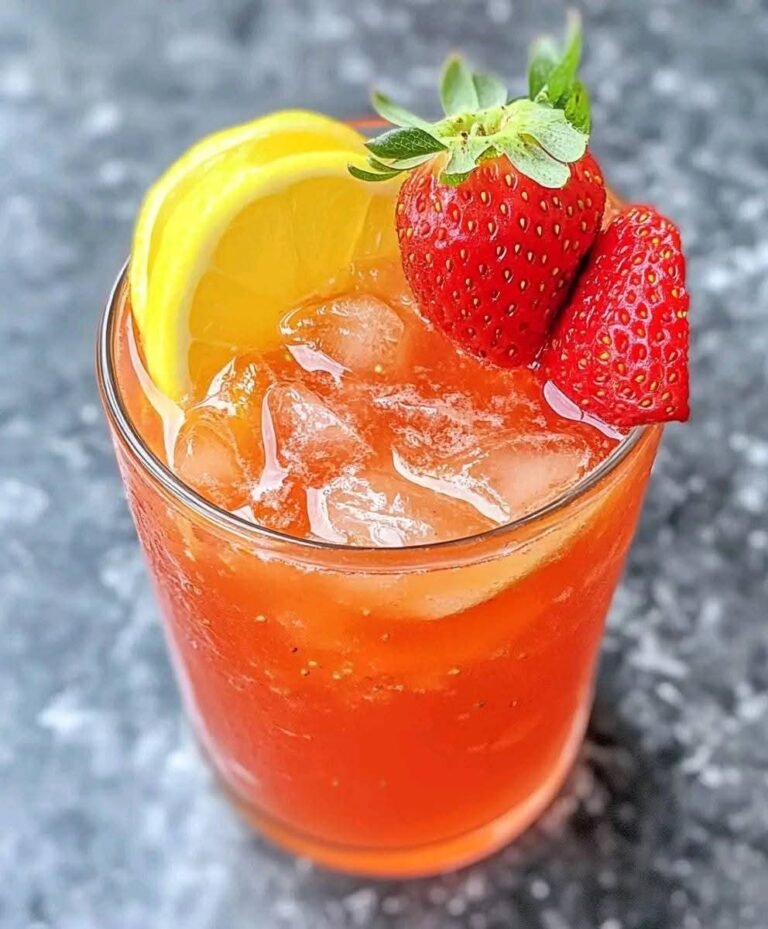 SUMMER STRAWBERRY APPLE PUNCH 🍓🍎🍏⛱🏖🌞