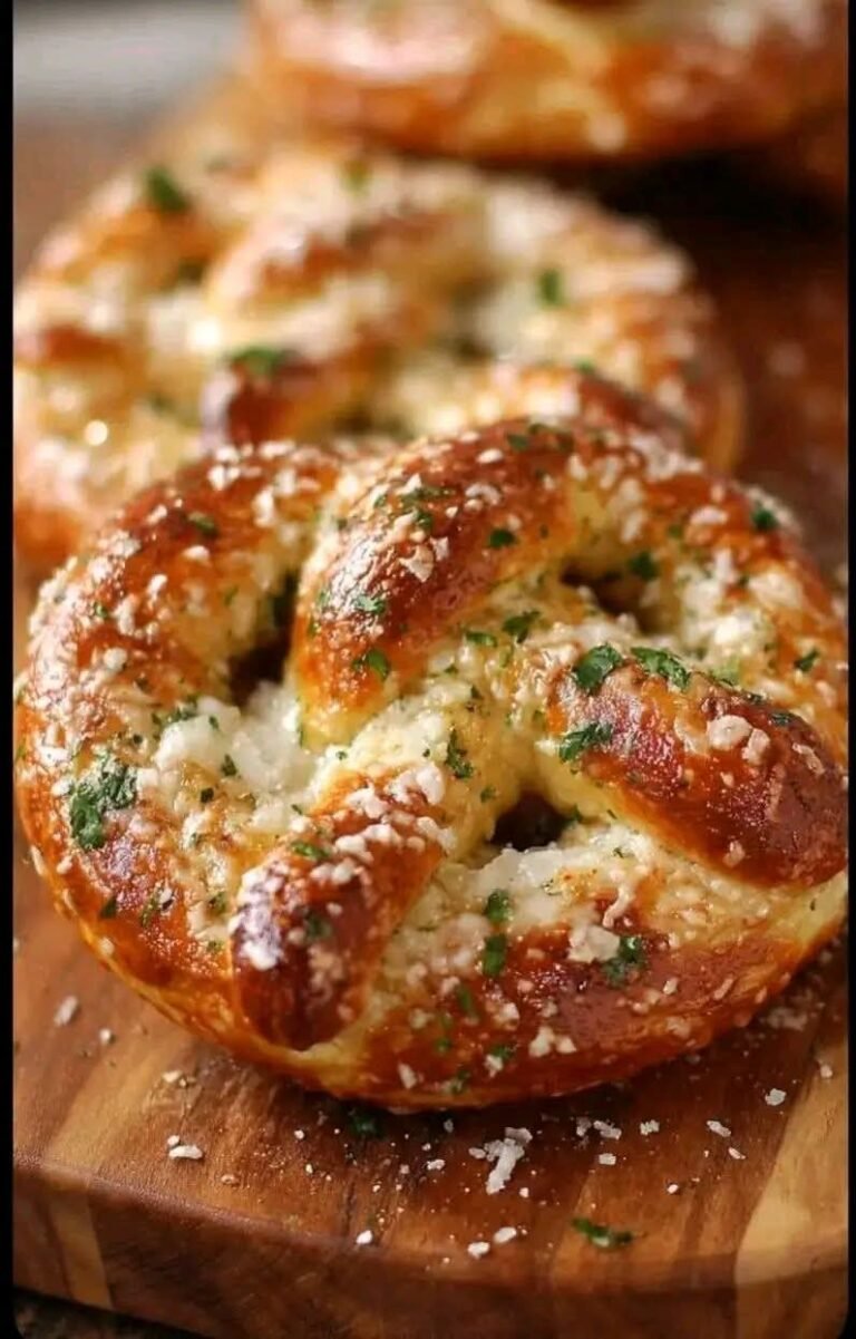 Garlic Parmesan Pretzels