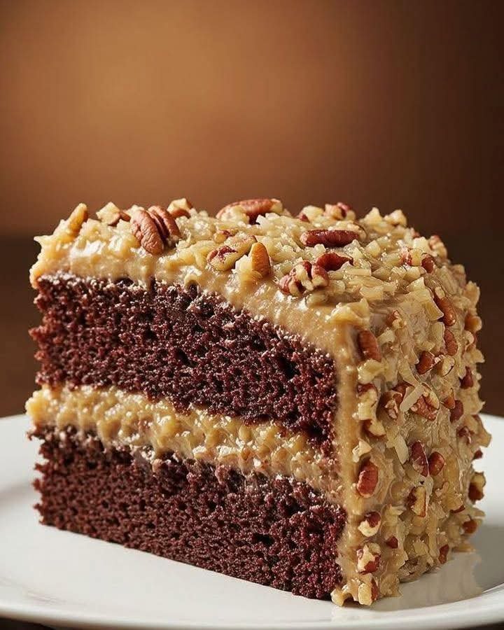 Decadent Chocolate Delight Cake with Caramel Pecan