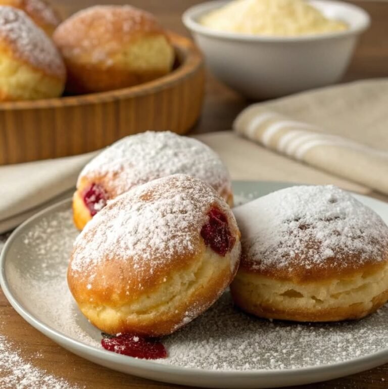 Polish Donuts (Pączki) are legendary filled pastries