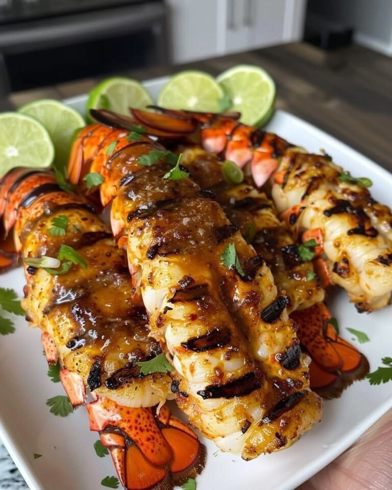 Coconut Lime Grilled Lobster