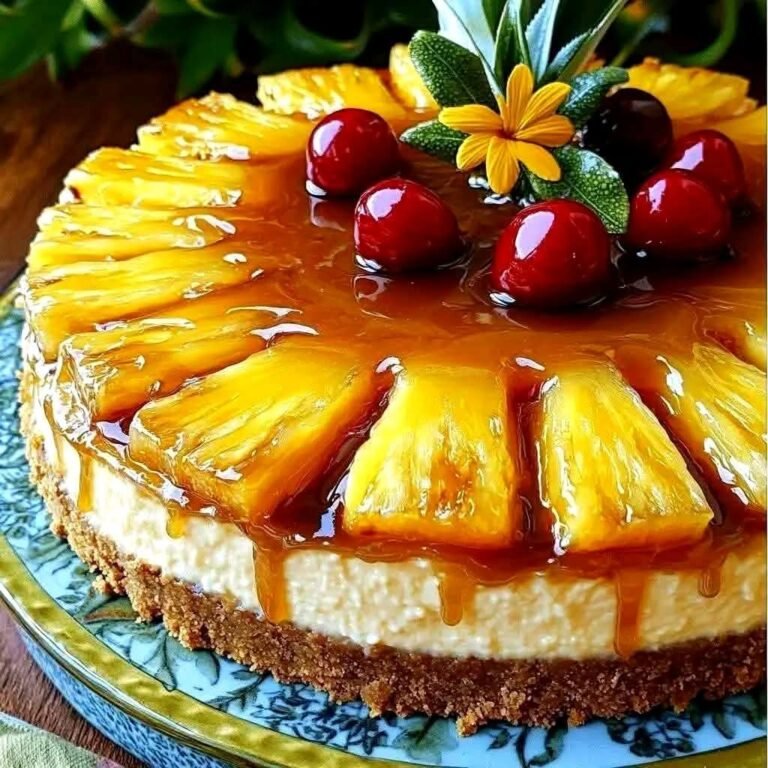 TROPICAL PINEAPPLE CHEESECAKE
