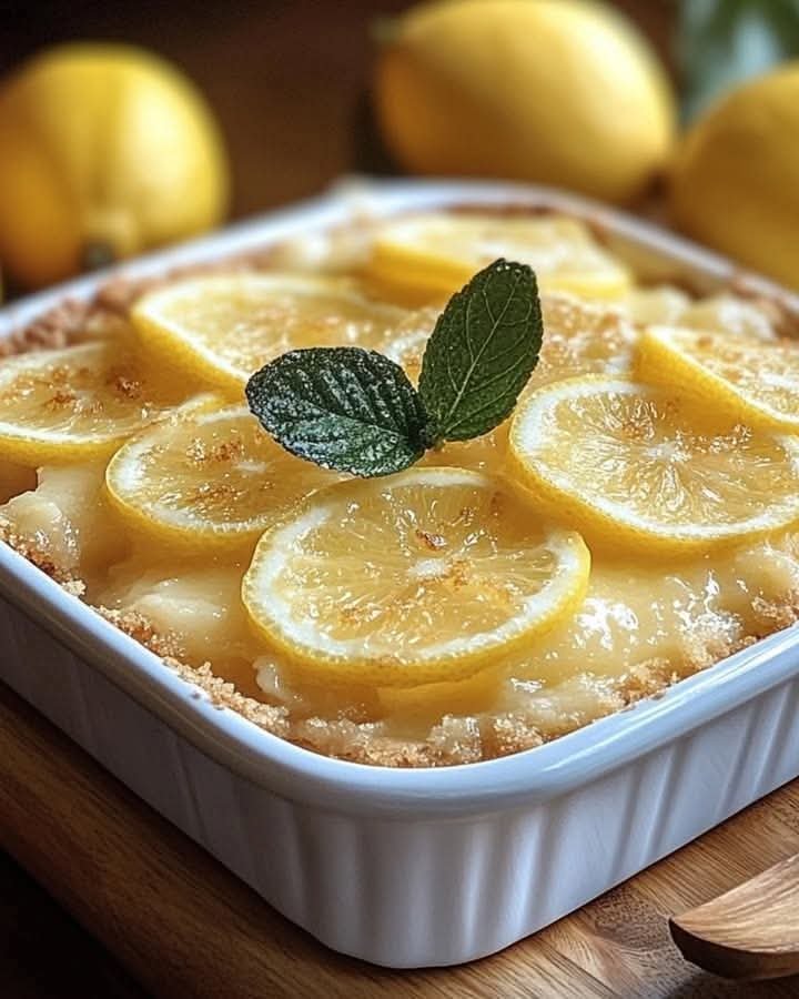 Magic Lemon Cobbler